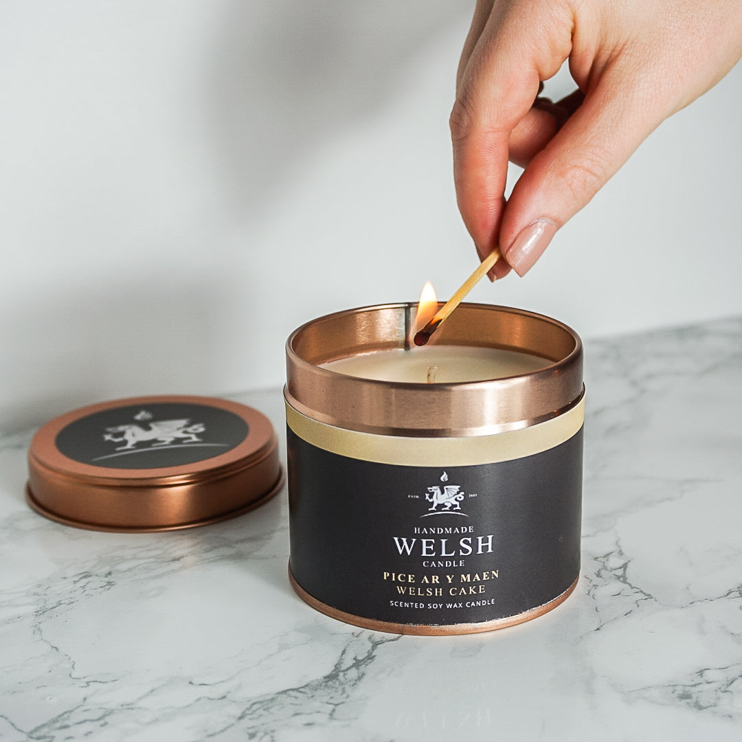 Welsh Cake Tin Candle