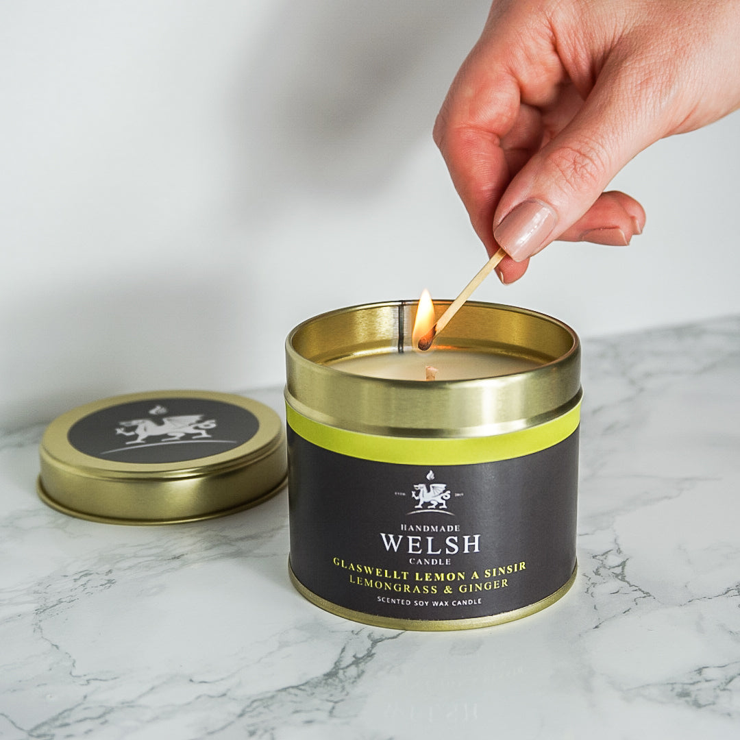 Lemongrass & Ginger Tin Candle