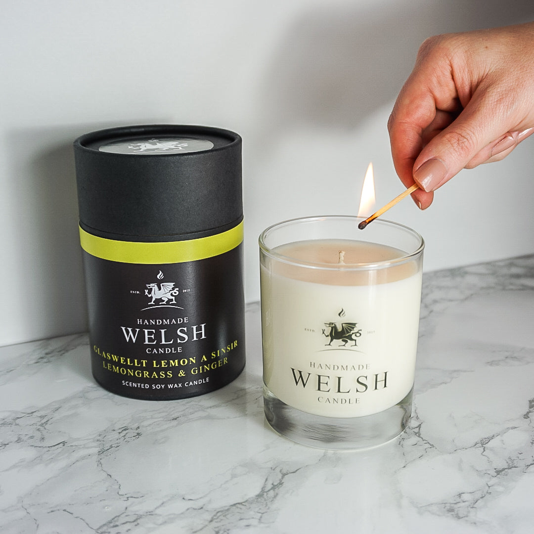 Lemongrass & Ginger Glass Jar Candle