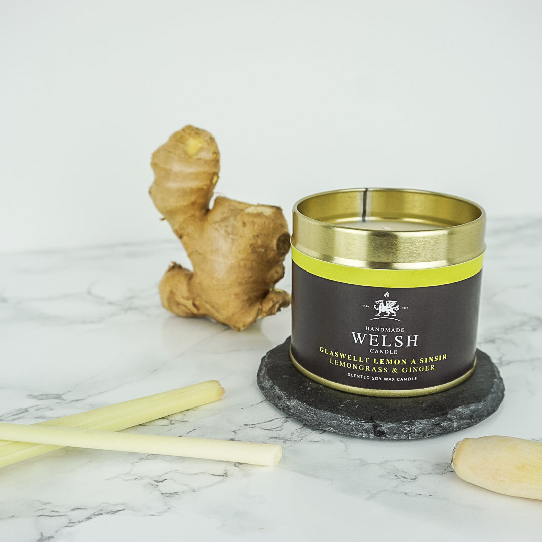 Lemongrass & Ginger Tin Candle
