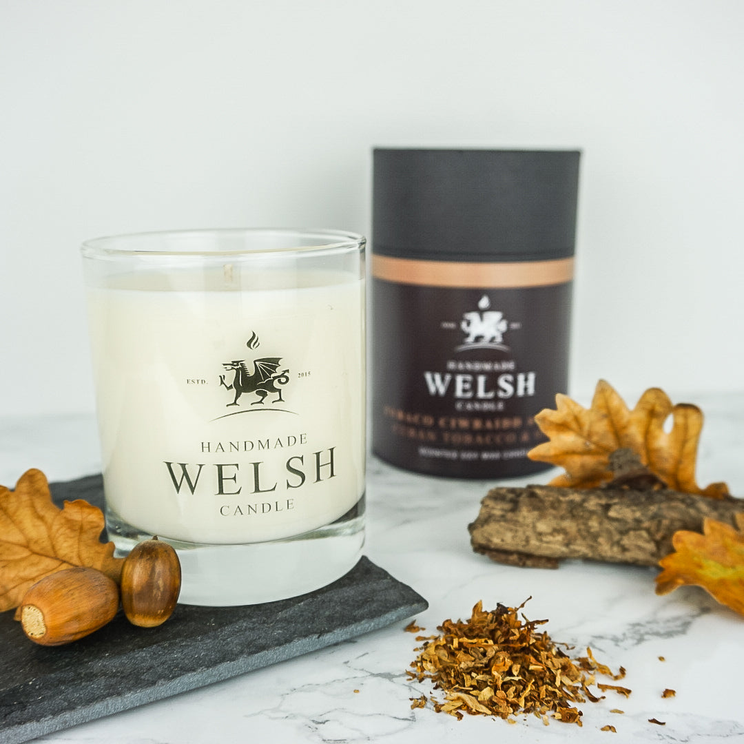 Cuban Tobacco & Oak Glass Jar Candle