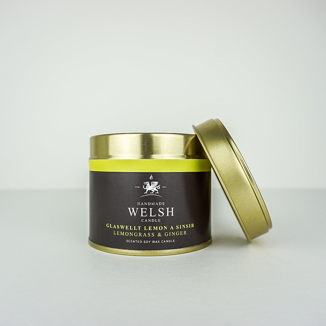 Lemongrass & Ginger Tin Candle