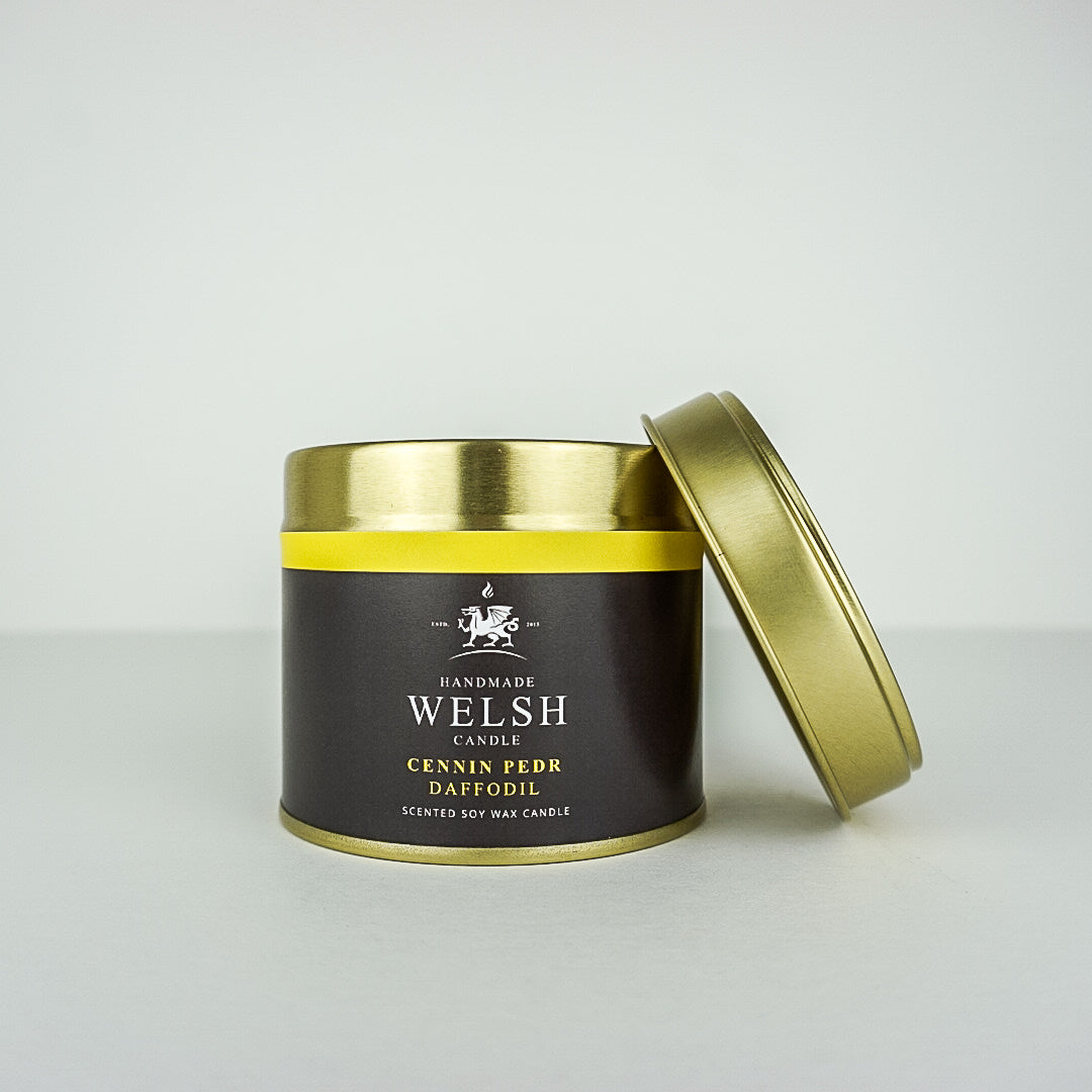 Daffodil Tin Candle