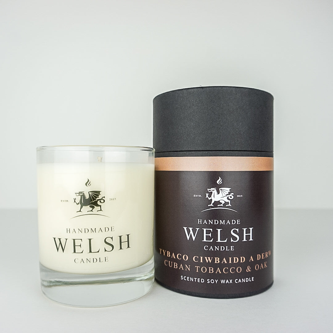 Cuban Tobacco & Oak Glass Jar Candle