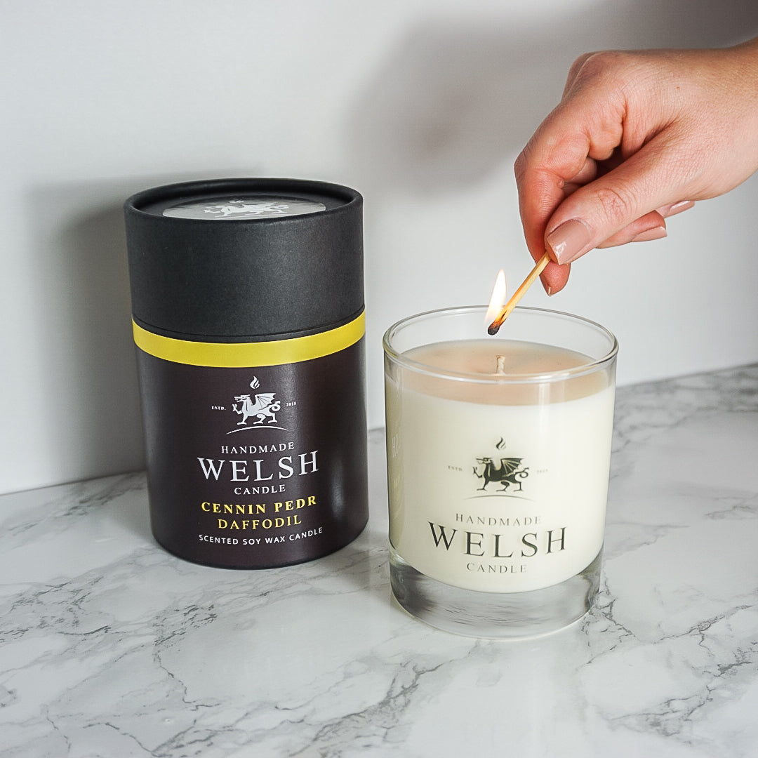 Daffodil Glass Jar Candle